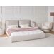 Beliani Cama de agua Tela Bajonna 200x235 Beliani Cama de agua Tela Bajonna 200x235 Beige