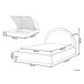 Beliani Cama matrimonial Tela Mouzon 156x219 Beliani Cama matrimonial Tela Mouzon 156x219 Beige