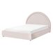 Beliani Cama matrimonial Tela Mouzon 156x219 Beliani Cama matrimonial Tela Mouzon 156x219 Beige
