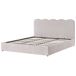 Beliani Cama matrimonial Chenilla Nanterre 187x215 Beliani Cama matrimonial Chenilla Nanterre 187x215 Gris Oscuro