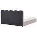 Beliani Cama matrimonial Chenilla Nanterre 187x215 Beliani Cama matrimonial Chenilla Nanterre 187x215 Gris Oscuro