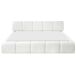 Beliani Cama matrimonial Tela Orville 208x230 Beliani Cama matrimonial Tela Orville 208x230 Crema
