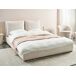 Beliani Cama matrimonial Tela Bajonna 180x235 Beliani Cama matrimonial Tela Bajonna 180x235 Beige