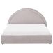 Beliani Cama matrimonial Chenilla Mouzon 176x219 Beliani Cama matrimonial Chenilla Mouzon 176x219 Gris Oscuro