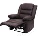 Amplio cómodo sillón reclinable TV piel PVC x Amplio cómodo sillón reclinable TV piel PVC x Marrón