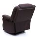 Amplio cómodo sillón reclinable TV piel PVC x Amplio cómodo sillón reclinable TV piel PVC x Marrón