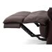 Amplio cómodo sillón reclinable TV piel PVC x Amplio cómodo sillón reclinable TV piel PVC x Marrón