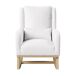 Mecedora, silla de lactancia, mecedora con cojín lumbar Mecedora, silla de lactancia, mecedora con cojín lumbar Blanco