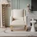 Sillón reclinable, mecedora con cojín lumbar Sillón reclinable, mecedora con cojín lumbar Beige