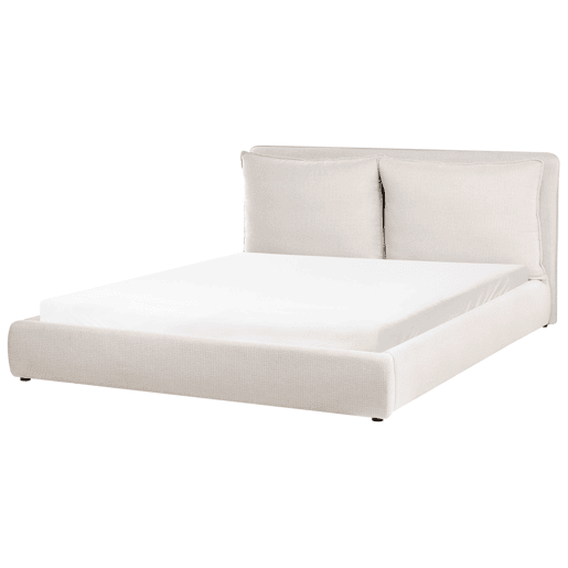 Beliani Cama Tecido BAJONNA Beliani Cama Tecido BAJONNA