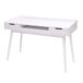 Escritorio con cajones y compartimento de MDF Escritorio con cajones y compartimento de MDF Blanco