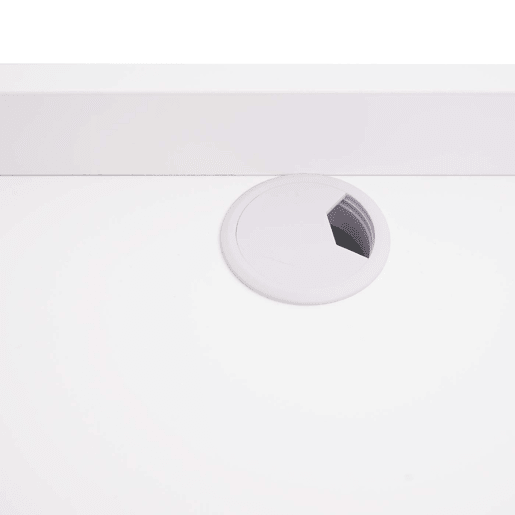Escrivaninha com gavetas e compartimento de armazenamento MDF 120x55cm branca 04_0001405