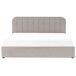 Beliani Cama matrimonial Chenilla CHALLANS 188x215 Beliani Cama matrimonial Chenilla CHALLANS 188x215 Gris Oscuro