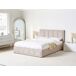 Beliani Cama matrimonial Tela Quiberon 168x215 Beliani Cama matrimonial Tela Quiberon 168x215 Gris