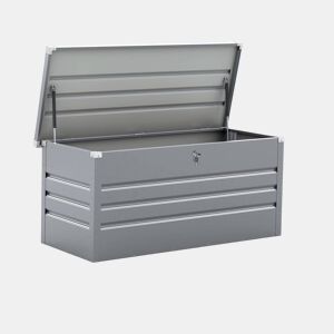 Caixa de jardim em metal Store 680L - prata