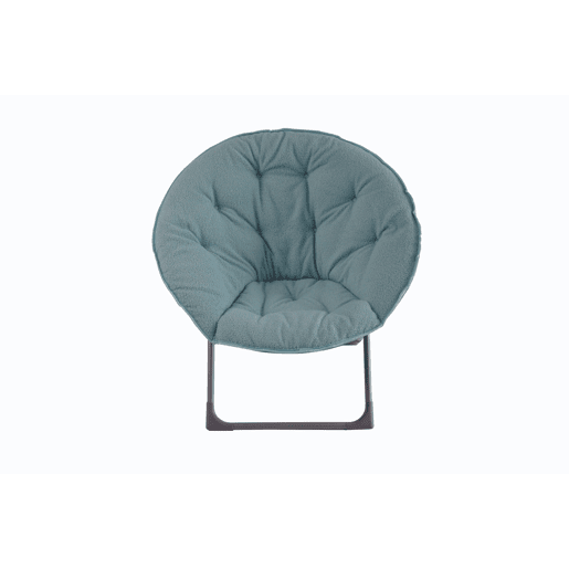 Cadeira dobrável 80 cm - macia, portátil, para interior e exterior - azul