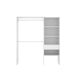 Conjunto de dormitorio Lago Pack cama + mesita + armario vestid 195x96 Conjunto de dormitorio Lago Pack cama + mesita + armario vestid 195x96 Natural