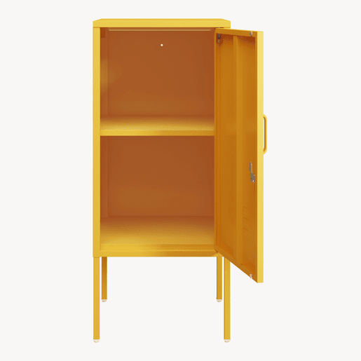 Mesa de cabeceira Hausjärvi 82x35x35 cm pega esquerda Amarelo en.casa Mesa de cabeceira Hausjärvi 82x35x35 cm pega esquerda Amarelo en.casa