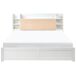 Beliani Cama matrimonial MDF Bizou 188x227 Beliani Cama matrimonial MDF Bizou 188x227 Blanco