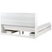 Beliani Cama matrimonial MDF Bizou 188x227 Beliani Cama matrimonial MDF Bizou 188x227 Blanco