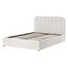 Beliani Cama matrimonial Tela Challans 148x215 Beliani Cama matrimonial Tela Challans 148x215 Crema