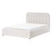 Beliani Cama matrimonial Tela Challans 148x215 Beliani Cama matrimonial Tela Challans 148x215 Crema