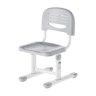 Cadeira de criança Sauda regulável em altura 75x36x46 cm cinzento clarobranco en.casa