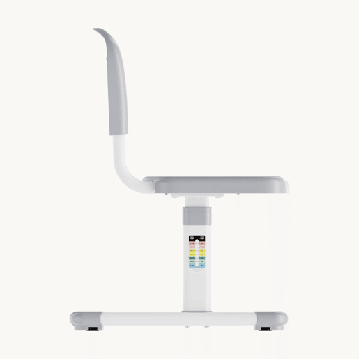 Cadeira de criança Sauda regulável em altura 75x36x46 cm cinzento clarobranco en.casa