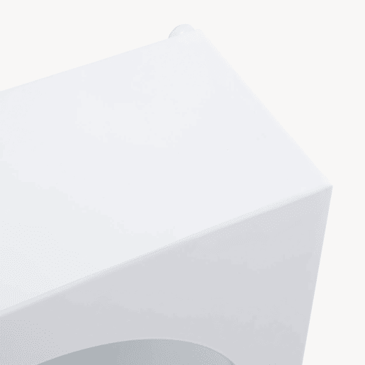 Prateleira de parede Jäller metal 40x30x13 cm Branco en.casa
