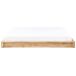 Beliani Cama matrimonial Madera de caucho Antras 191x212 Beliani Cama matrimonial Madera de caucho Antras 191x212 Marrón Claro