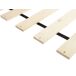 Beliani Cama matrimonial Madera de caucho Antras 191x212 Beliani Cama matrimonial Madera de caucho Antras 191x212 Marrón Claro