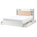 Beliani Cama matrimonial MDF Bizou 168x227 Beliani Cama matrimonial MDF Bizou 168x227 Blanco