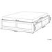 Beliani Cama matrimonial Madera contrachapada Brux 186x206 Beliani Cama matrimonial Madera contrachapada Brux 186x206 Blanco