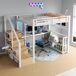 Cama alta para niños 252x145 Cama alta para niños 252x145 Blanco