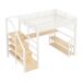 Cama alta para niños 252x145 Cama alta para niños 252x145 Blanco