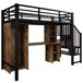 Cama alta para niños 251x98 Cama alta para niños 251x98 Negro