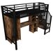 Cama alta para niños 251x98 Cama alta para niños 251x98 Negro
