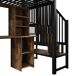 Cama alta para niños 251x98 Cama alta para niños 251x98 Negro