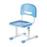 Cadeira de criança Sauda regulável em altura 75x36x46 cm azul céubranco en.casa