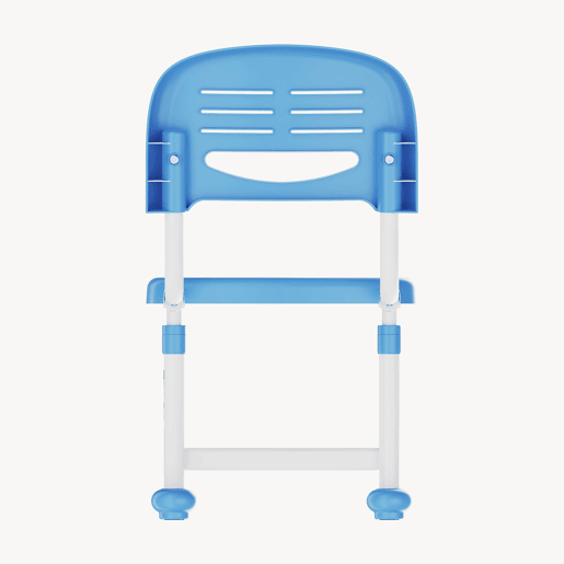 Cadeira de criança Sauda regulável em altura 75x36x46 cm azul céubranco en.casa