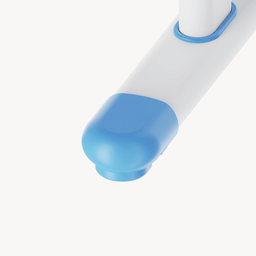 Cadeira de criança Sauda regulável em altura 75x36x46 cm azul céubranco en.casa