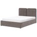 Beliani Cama matrimonial Chenilla Arbois 148x216 Beliani Cama matrimonial Chenilla Arbois 148x216 Gris