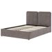 Beliani Cama matrimonial Chenilla Arbois 148x216 Beliani Cama matrimonial Chenilla Arbois 148x216 Gris