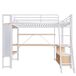 Cama alta para niños 227x95 Cama alta para niños 227x95 Blanco