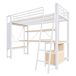 Cama alta para niños 227x95 Cama alta para niños 227x95 Blanco