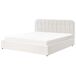 Beliani Cama matrimonial Tela Challans 188x215 Beliani Cama matrimonial Tela Challans 188x215 Crema