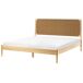 Beliani Cama matrimonial Madera de pino Brunemont 187x208 Beliani Cama matrimonial Madera de pino Brunemont 187x208 Marrón Claro