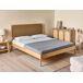 Beliani Cama matrimonial Madera de pino Brunemont 187x208 Beliani Cama matrimonial Madera de pino Brunemont 187x208 Marrón Claro