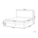 Beliani Cama matrimonial Madera de pino Brunemont 187x208 Beliani Cama matrimonial Madera de pino Brunemont 187x208 Marrón Claro