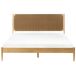 Beliani Cama matrimonial Madera de pino Brunemont 187x208 Beliani Cama matrimonial Madera de pino Brunemont 187x208 Marrón Claro